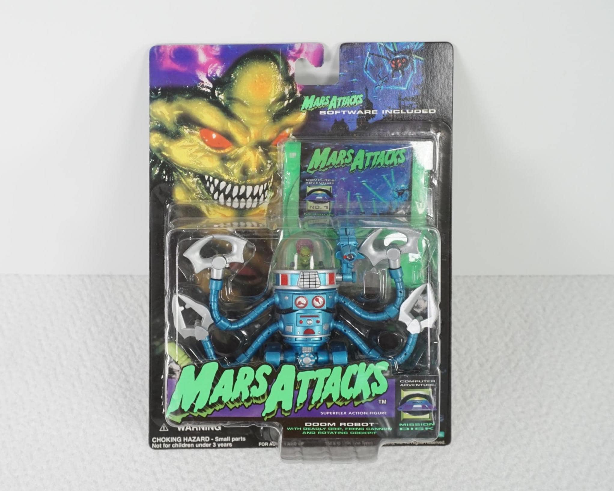 MARS ATTACKS マーズアタック DOOM ROBOT ドゥームロボット Trendmasters Mars Attacks Doom Robot 1996 - Etsy