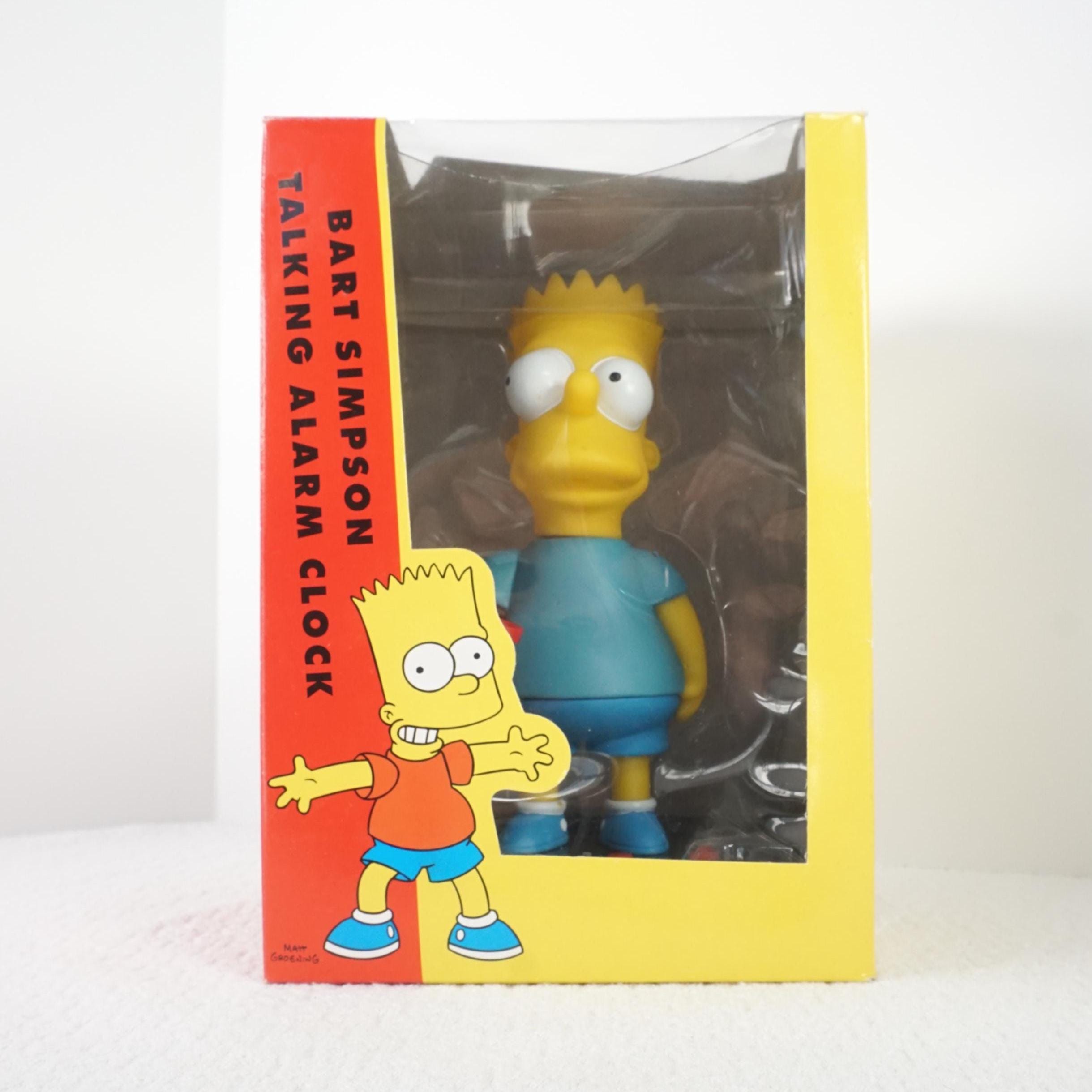 The Simpsons Talking Alarm Clock Featuring Bart Simpson - Etsy