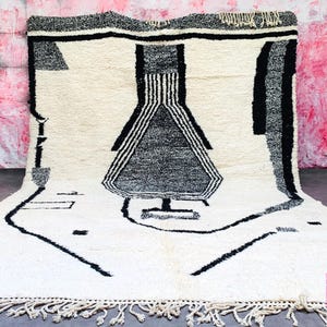white rug, custom made rugs, living room rugs,
rug for home decor, moroccan rug 10x8, Wool rug, custom order, moroccan rug, Handmade Gift, rug, halloween, fall hosting decor,