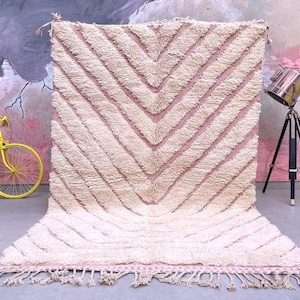 Contemporary Moroccan rug - Handmade Berber rug - Custom area rug - wool rug - Beni ourain rug - Living room rug - Moroccan rug shag, rug