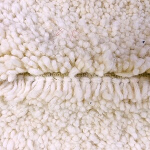Beige Moroccan Custom rug - Moroccan Woolen carpet - New rug - Beni Ourain style - New Beni Ourain rug - Berber rug image 7