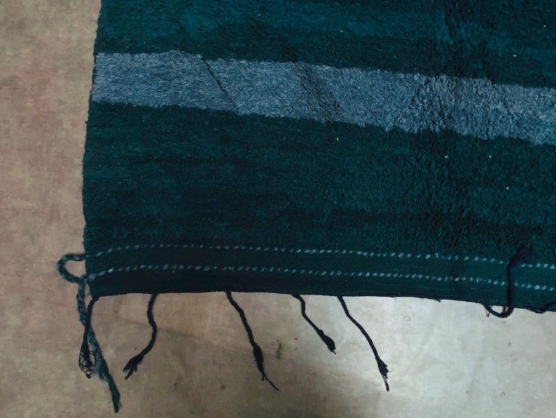 Blue moroccan rug 6x8 Original beni ourain rug Morocco Etsy