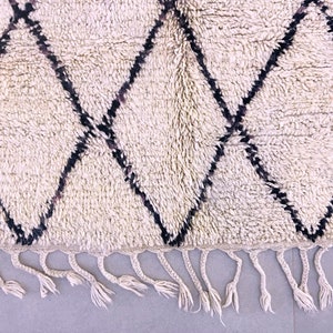 moroccan rug, Vintage Beni Ourain,	Moroccan Woolen Rug, Beniourain Carpet,	Berber Carpet, Oriental rug, Tribal Rug, All Wool Rug, Moroccan Vintage, Custom rug,	antique decor, Moroccan decor, moroccan rug 5x9,