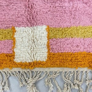 Moroccan Berber rug, perfect for eclectic and cozy home decor.