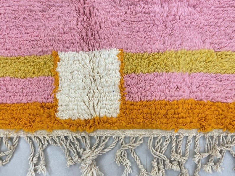 Moroccan Berber rug, perfect for eclectic and cozy home decor.