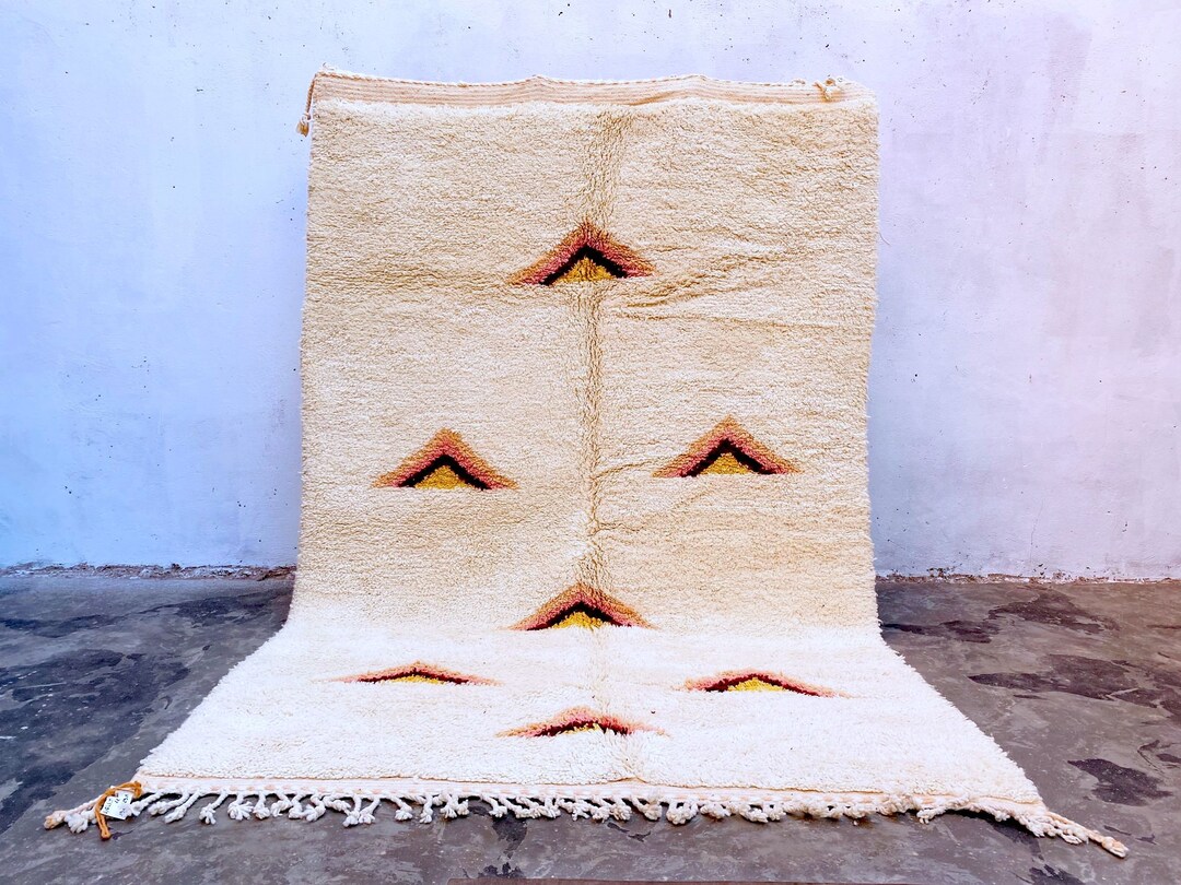 Moroccan Azilal Rug - New Berber Design Hand-knotted Moroccan Wool Rug ...