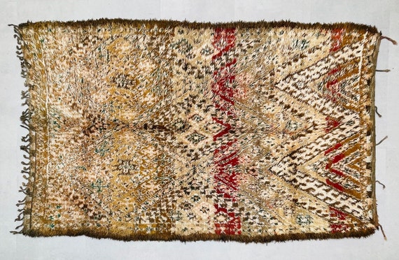 ヴィンテージ　ブジャドラグ Vintage boujad Rug – Zarabiya