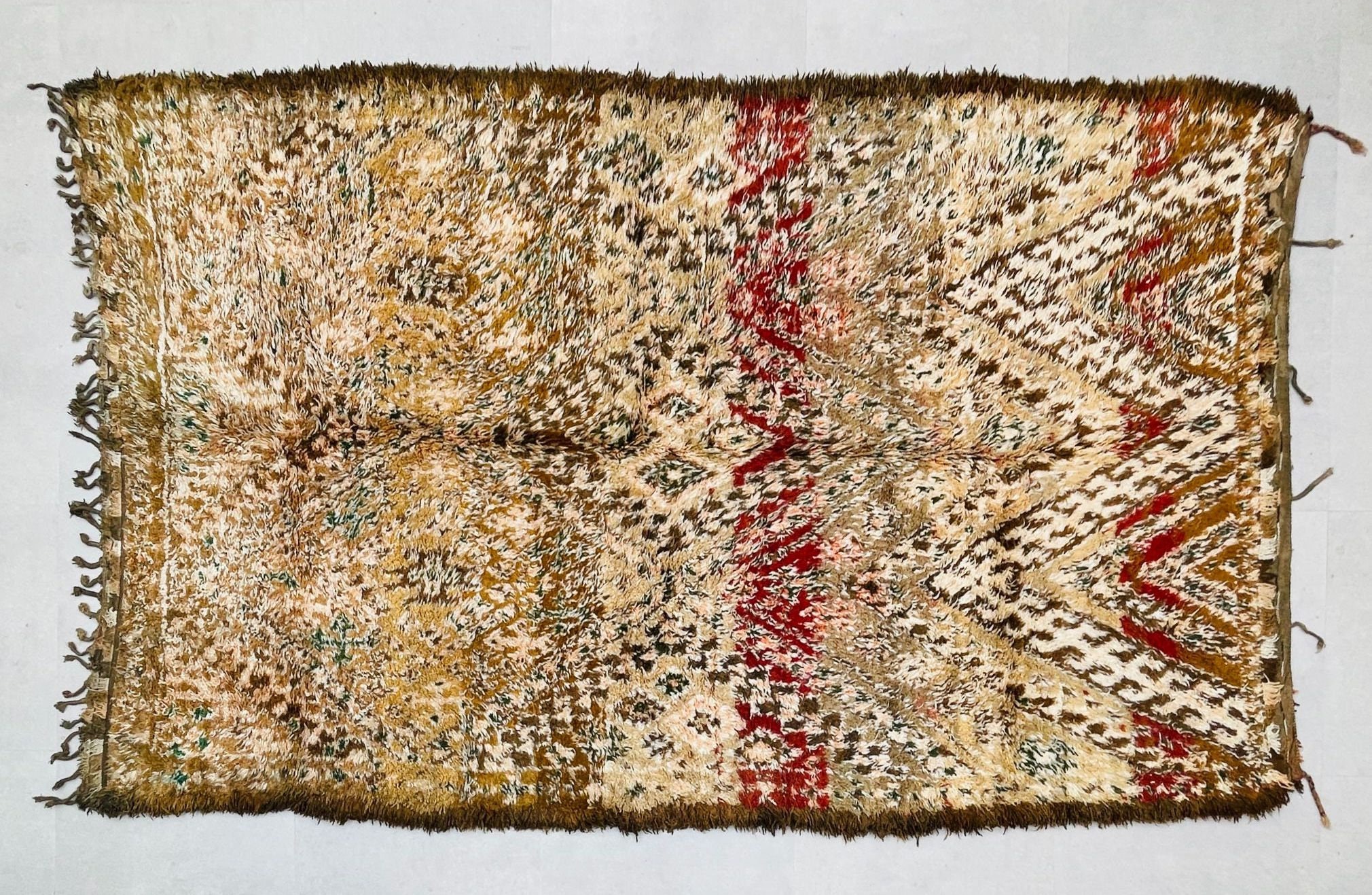 ヴィンテージ　ブジャドラグ Vintage boujad Rug – Zarabiya