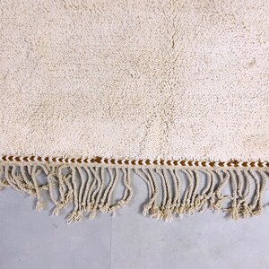 Beige Moroccan Custom rug - Moroccan Woolen carpet - New rug - Beni Ourain style - New Beni Ourain rug - Berber rug image 4