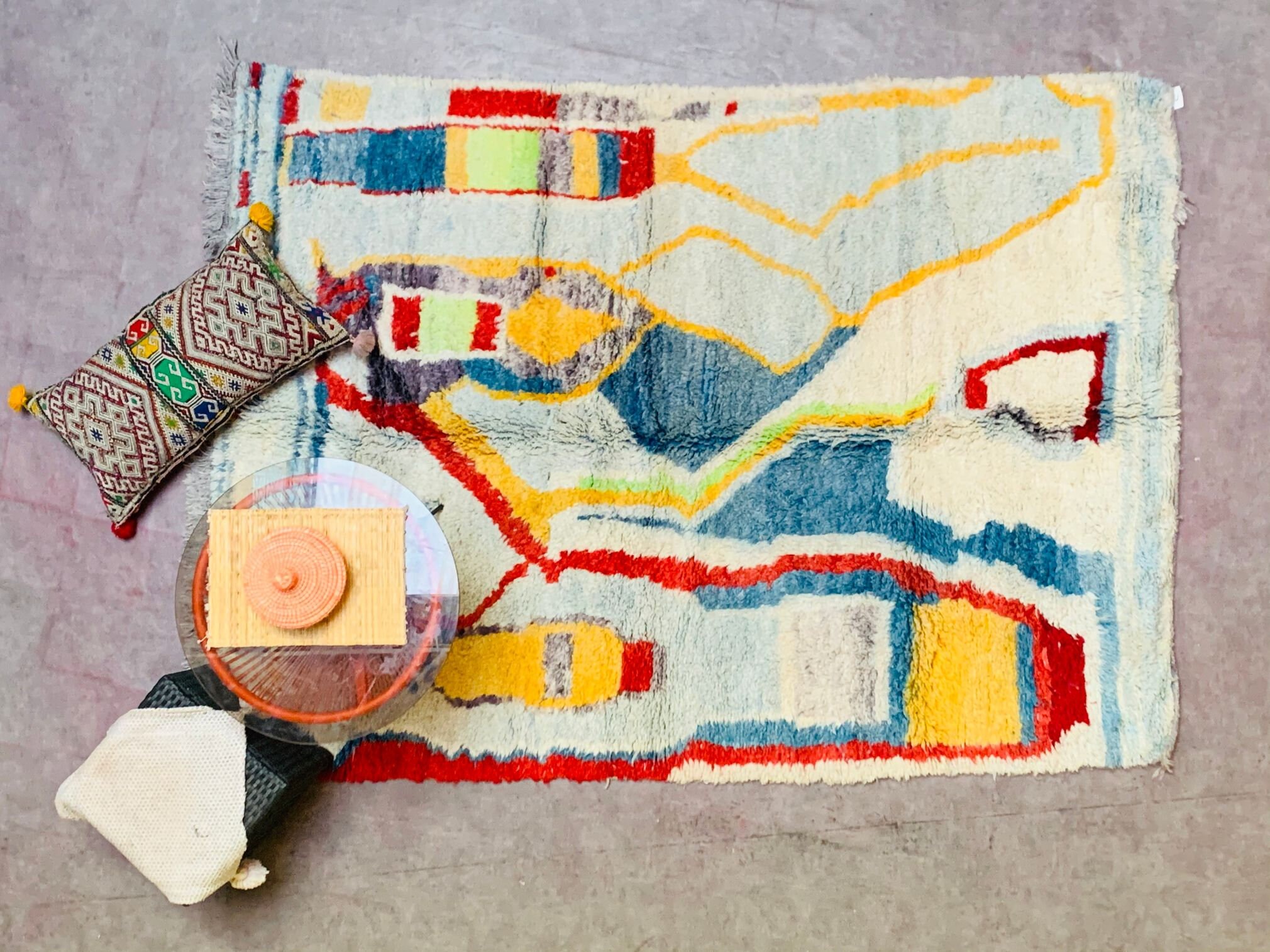 Fabulous Moroccan rug 6x8 Authentic Moroccan Boujad Rug Etsy