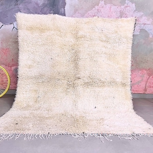 Area Moroccan rug - Handmade Berber rug - Custom area rug - wool rug - Beni ourain rug - Living room rug - Moroccan rug shag
