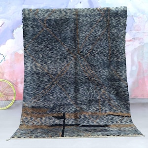 CUSTOM Handmade MRIRT DESIGN, Moroccan Tufted Area Rug, Hand Knotted Sheep Wool Rug, Soft High Quality Berber Rug, Unique Moroccan Rug