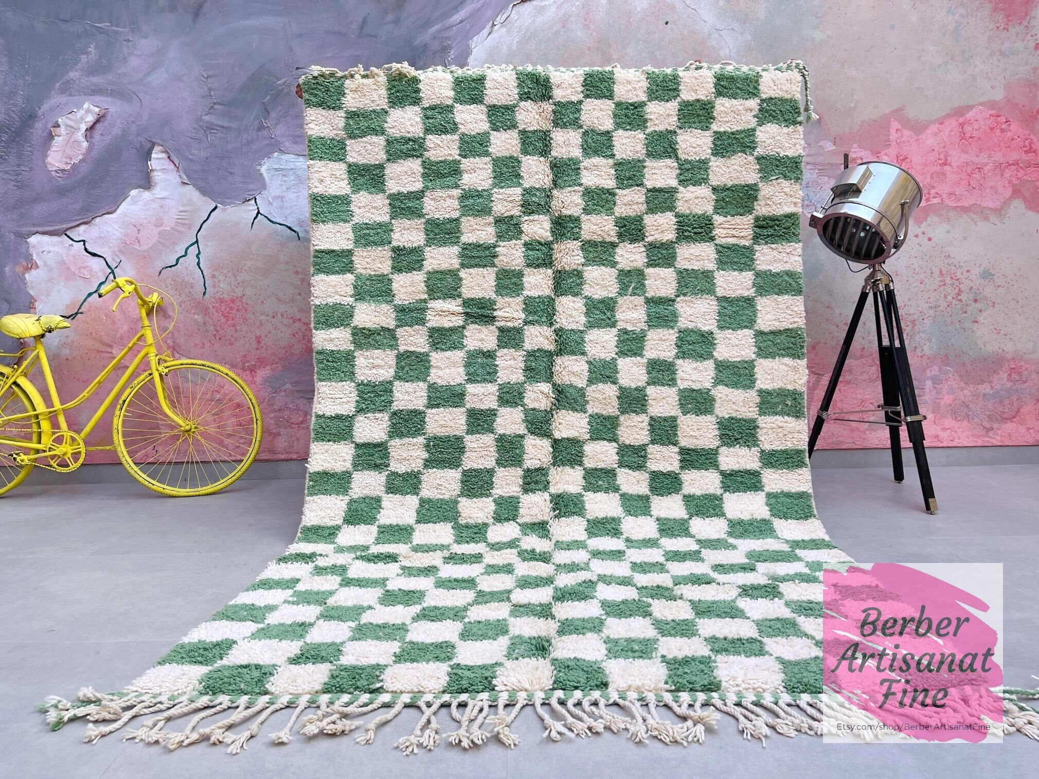 Tapis À Damier Marocain