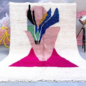 Liquidation, 70% OFF CLOSING Sale Moroccan Rug | Super Pretty Berber rug | Colorful Bedroom Rug