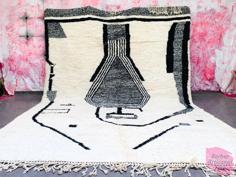 white rug, custom made rugs, living room rugs,
rug for home decor, moroccan rug 10x8, Wool rug, custom order, moroccan rug, Handmade Gift, rug, halloween, fall hosting decor,