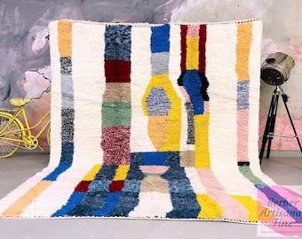 Moroccan rug - Custom Moroccan rug - Beni ourain rug - Handmade rug - Moroccan shag rug - Morocco rug - Moroccan Berber rug