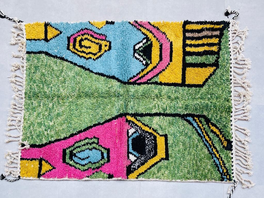 Beni ourain Teppich Berber Teppich Versandkostenfrei | Etsy