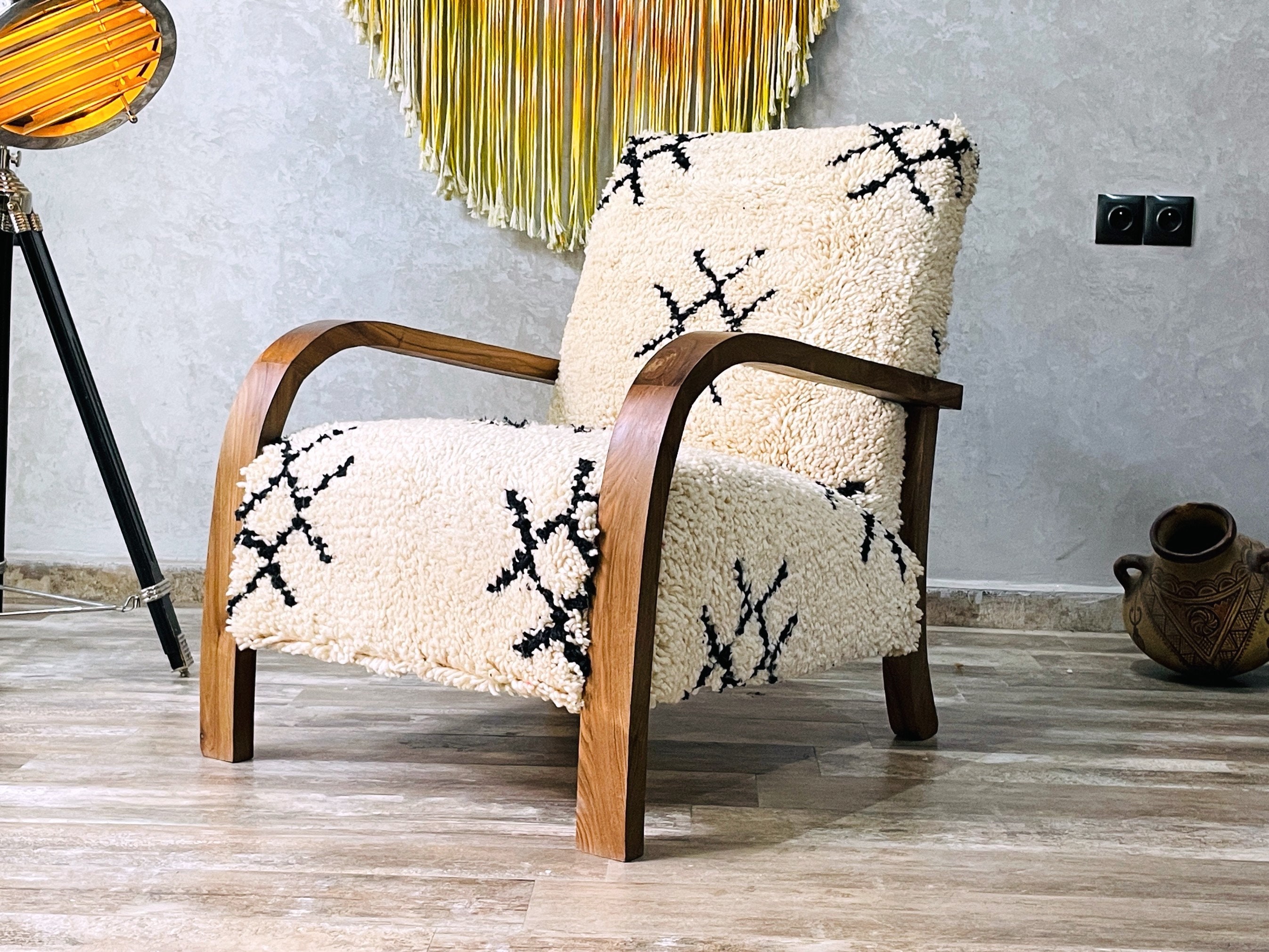 ダイニングチェア アームチェア モロッコチェア