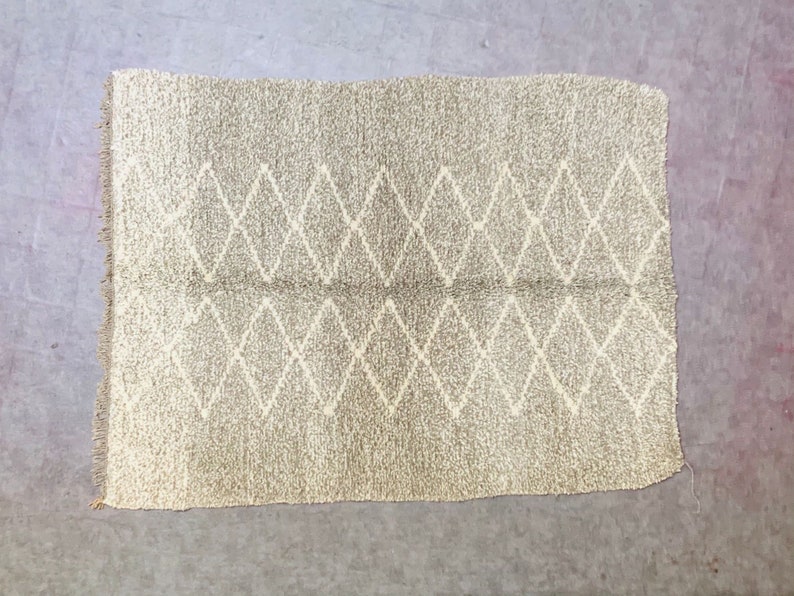 Authentic berber Morocco rug 5x7 Wool beni ourain hand Etsy