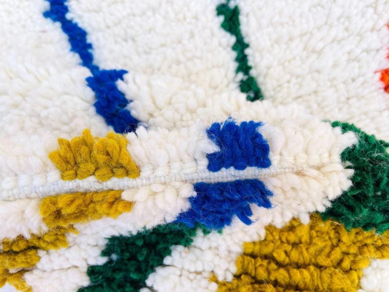 Colorful Moroccan Custom Rug, Rugs for Bedroom, Tufted Rug, Area Rug