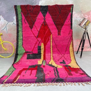 Moroccan vintage rug 6x10 Boujad rug, Berber carpet, Beniourain, Beni ourain carpet, Beni ouarian, Vintage moroccan rug