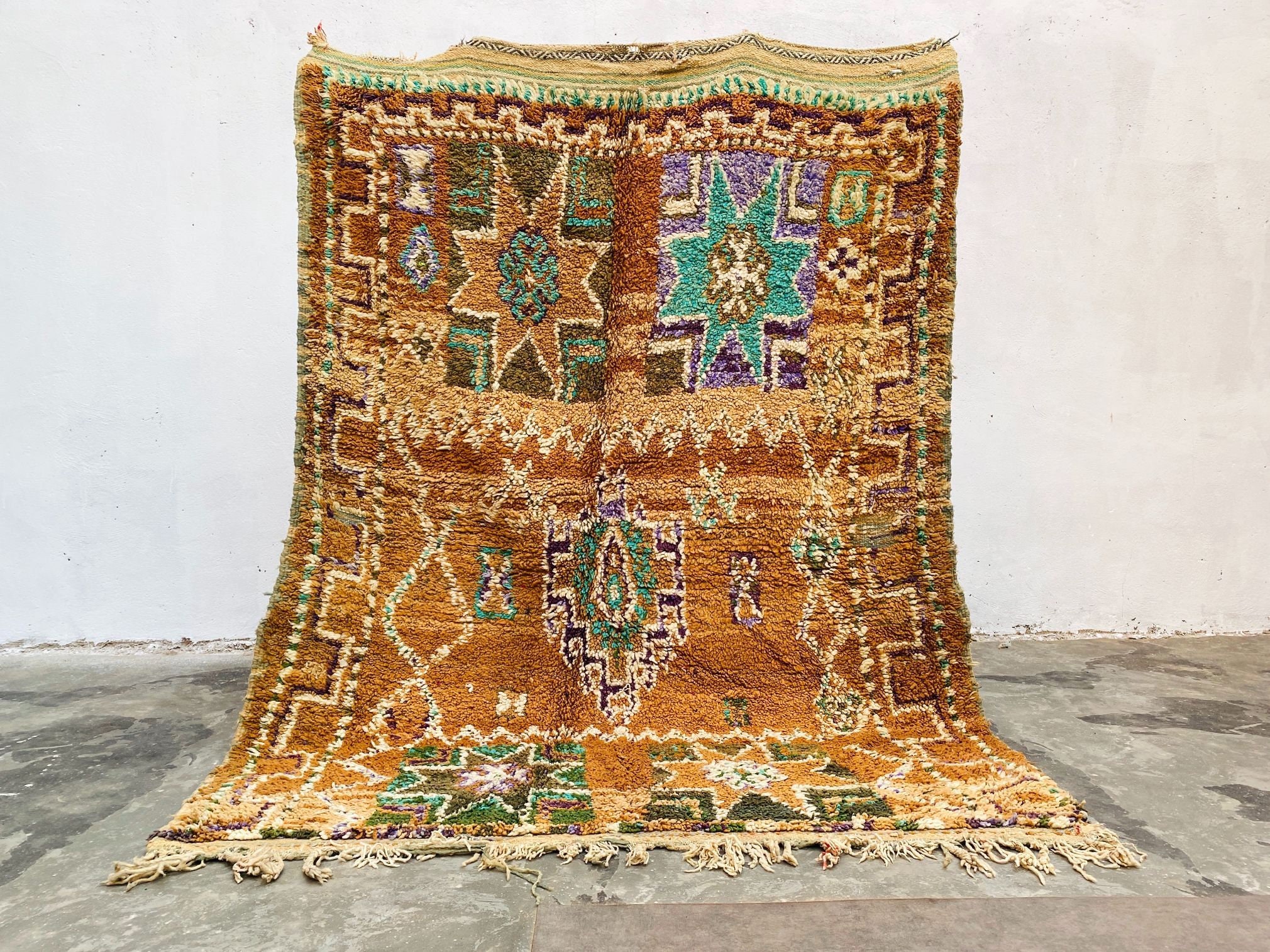 Lovely Moroccan Rug 6x8 Authentic Moroccan Boujad Rug Etsy