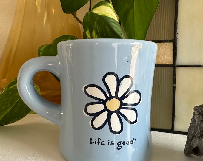 Life is Good Daisy Mug Etsy