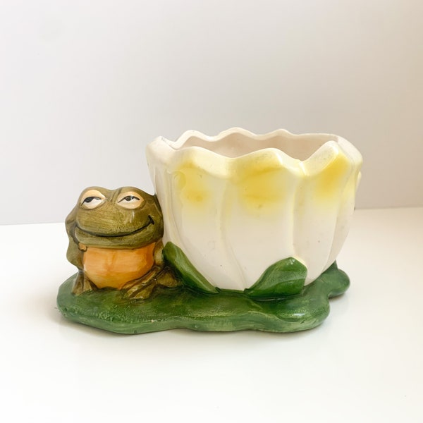 Frog Planter - Etsy