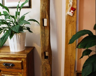 Reclaimed Teak Wood Beams Rustic Decorative Element for a Sustainable Touch