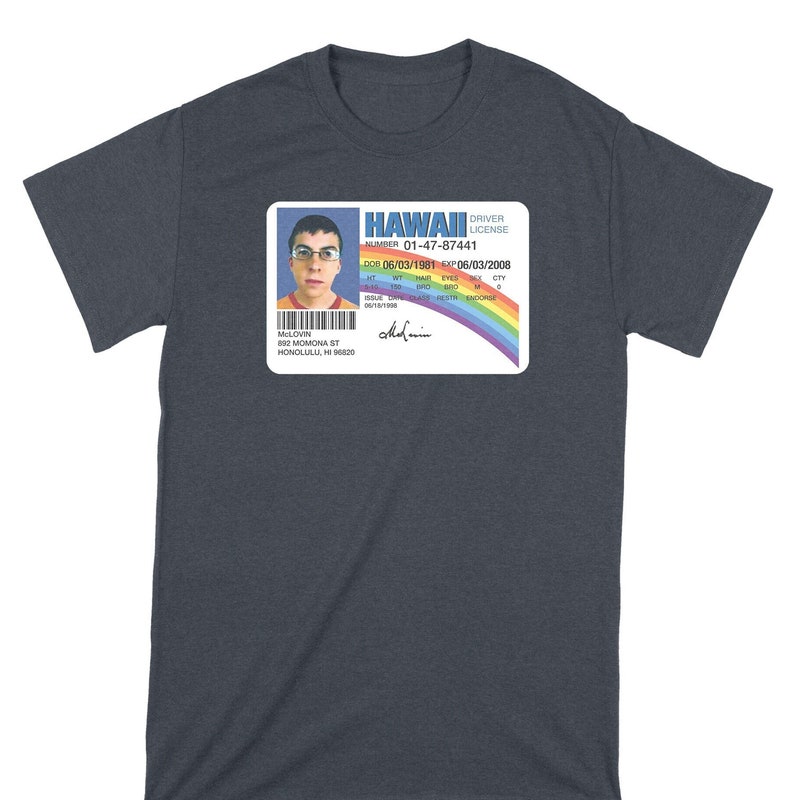 Mclovin Id Etsy
