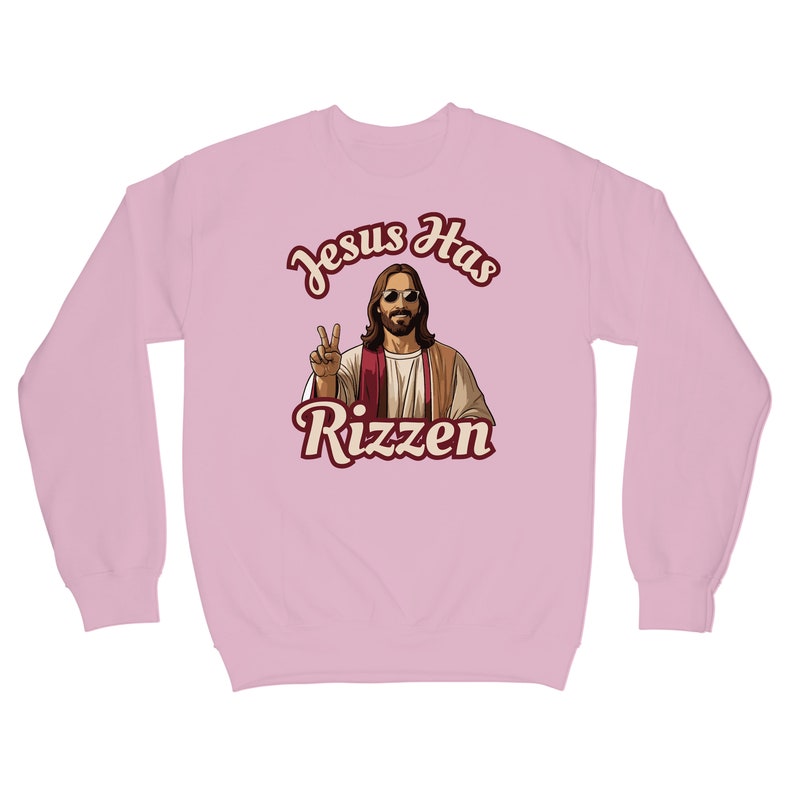 Jesus Has Rizzen Jesus Meme Jesus Sweater Jesus Sweatshirt Jesus Hoodie ...