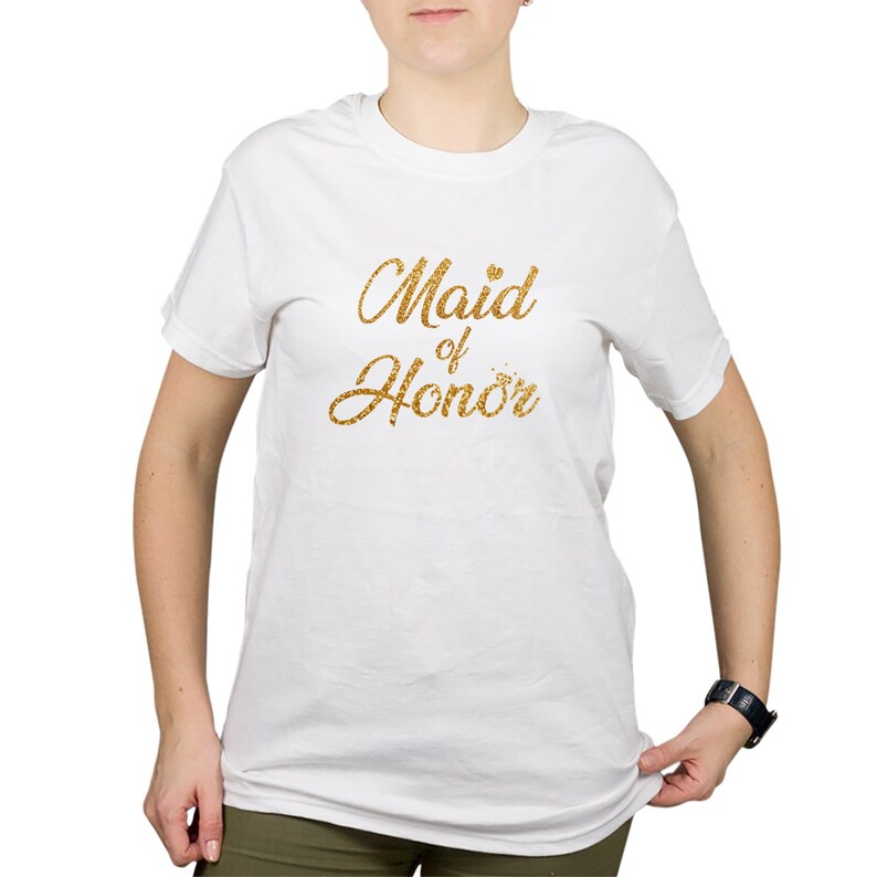 Maid of Honor Shirt Maid of Honor T Shirt Maid of Honor Gift | Etsy