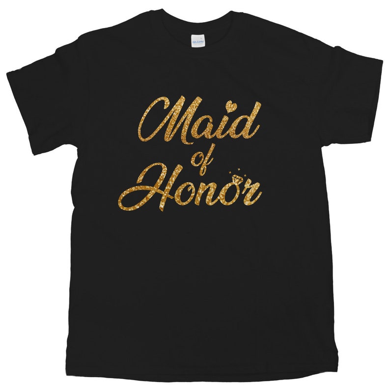 Maid of Honor Shirt Maid of Honor T Shirt Maid of Honor Gift - Etsy
