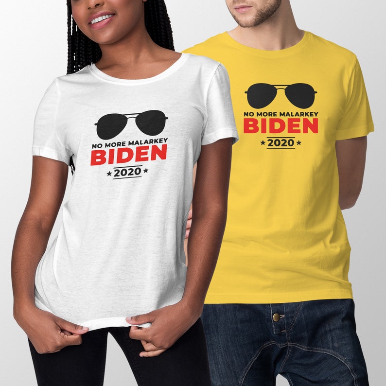 No Malarkey T Shirt Joe Biden 2020 Shirt Biden for President T Shirt image 6