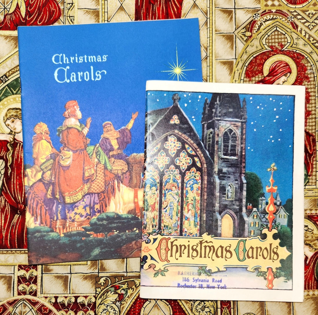 Vintage Christmas Carol Booklets - Etsy