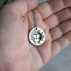 I&#39;d Rather Be Reading Necklace, Gifts for Readers, Book Gift for Book Lovers, Bookish Gifts for Women, Gifts for Book Lovers Women