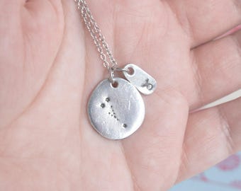Taurus Necklace for Women, Zodiac Necklaces for Women, Zodiac Constellation Necklace, Astrological Jewelry for Her, Horoscope Necklace