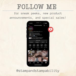 a picture of a cell phone with the caption follow me for sneak peeks