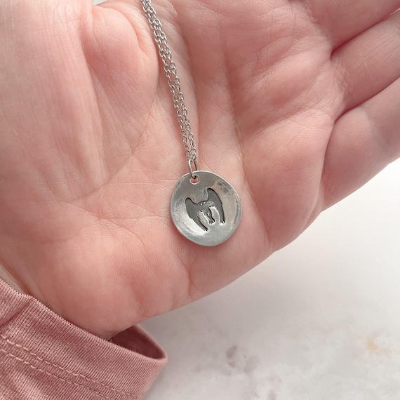 Mothman Necklace for Women, Mothman Jewelry for Him, Cryptid Jewelry for Her, Mothman Gift, Spooky Gifts for Her, Bookish Gifts for Women