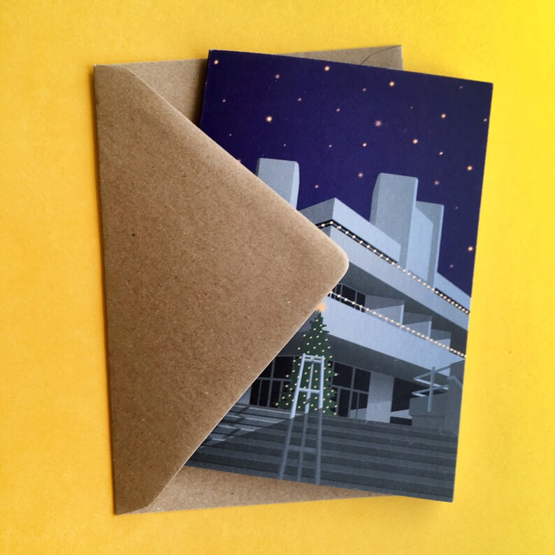 6 Concrete Christmas Cards / Set of 6 A6 Cards / Brutalist Etsy