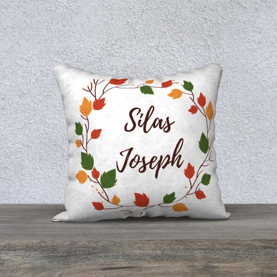 Custom Autumn Pillow Case Nursery Pillow Case Kids Etsy