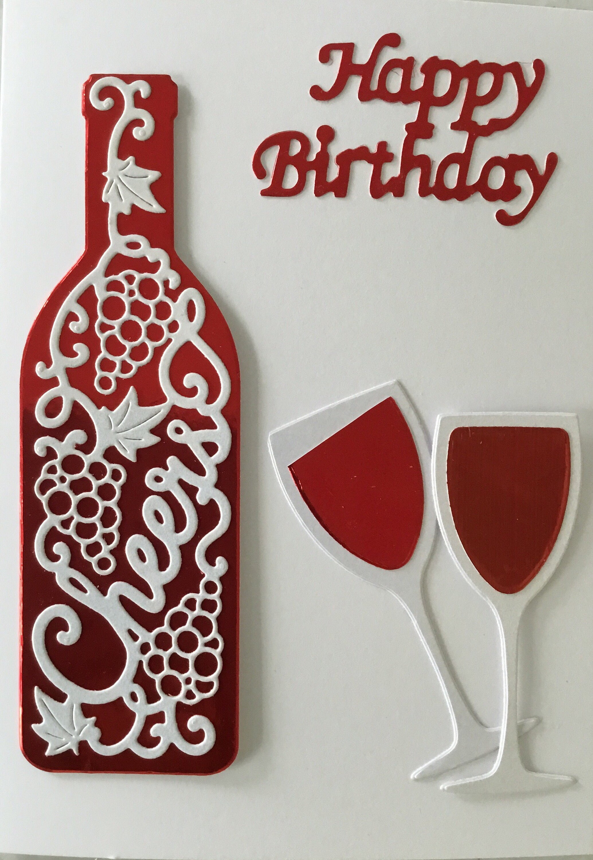 Cheers Birthday Card Etsy UK