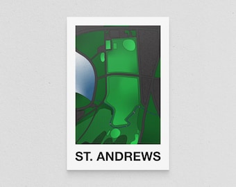 St. Andrews Golf Poster