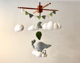 Dinosaur Baby Mobile Etsy