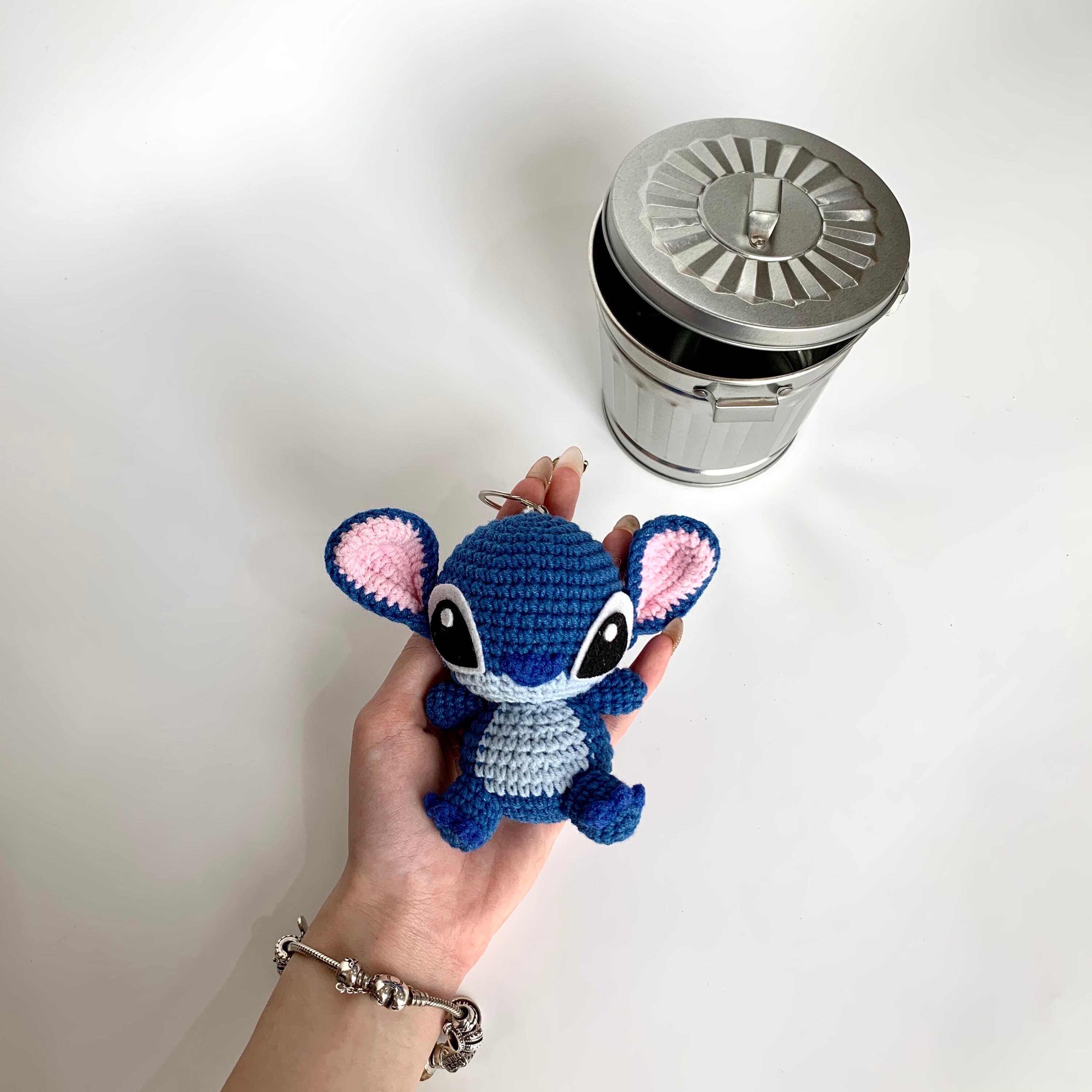 Crochet Stitch Keychain Pure Handmade little gift for your Etsy