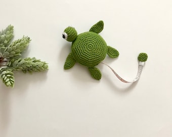 Crochet seaTurtles tapemeasure, Christmas gift for special someone crochet turtle tape measure, animal tapemeasure, crochet sea turtle