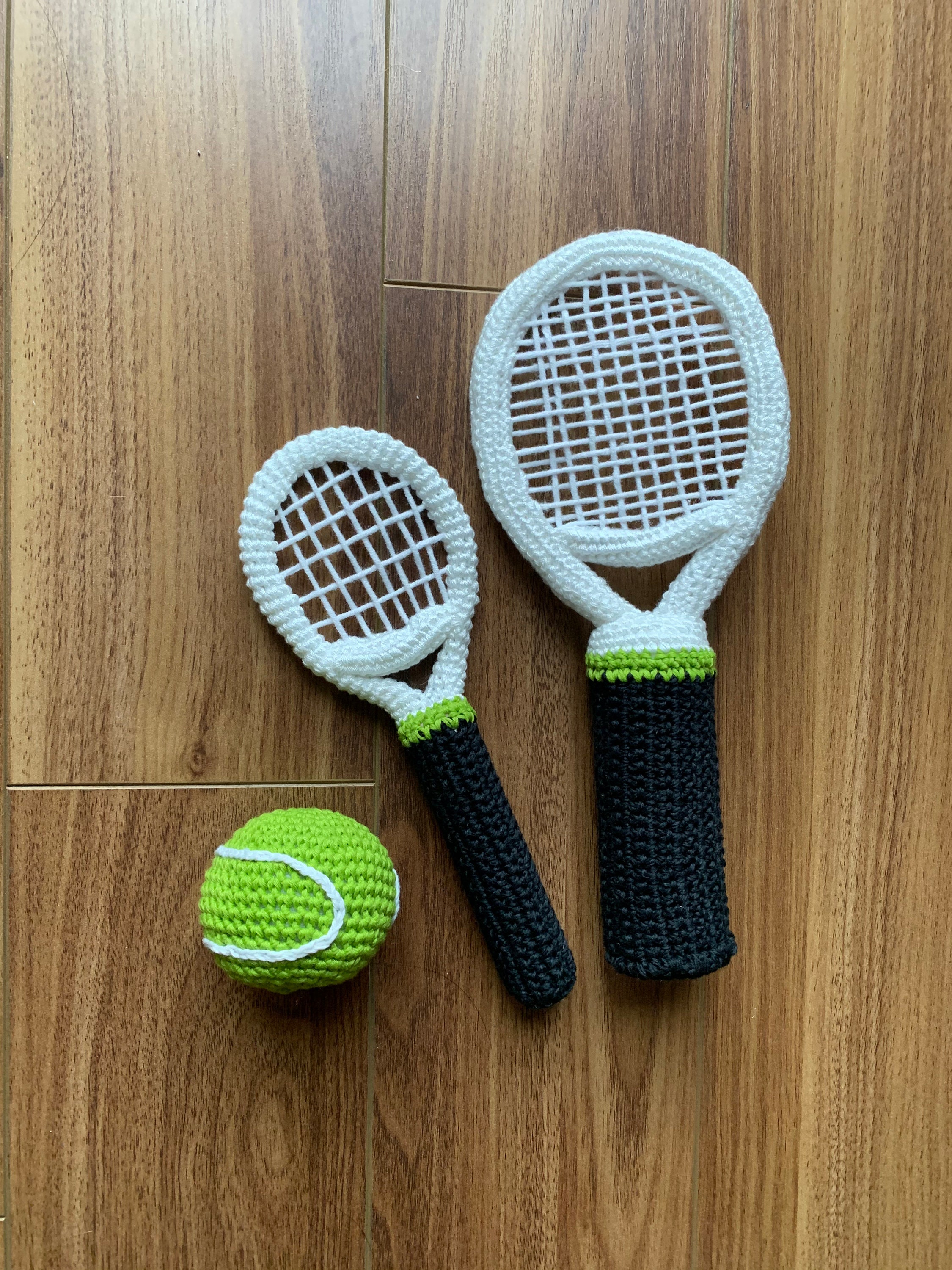 Ensemble de balles de tennis pour enfants Raquette de tennis pour enfant, 2  raquettes en plastique Comprend 2 balles en mousse Cadeau pour tout-petits