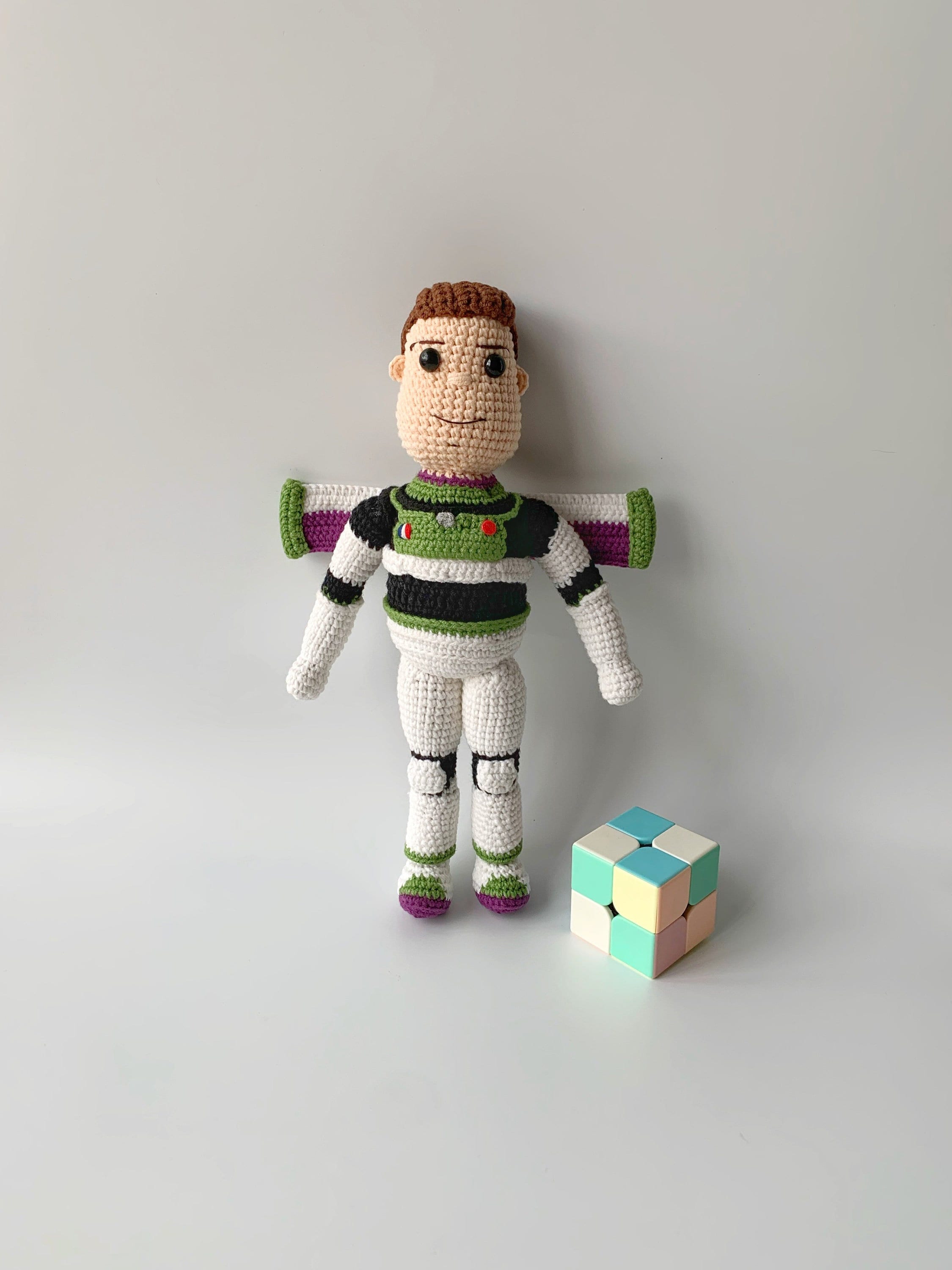 Crochet doll, Handmade toy doll, Handmade plush doll, Christmas gift, Birthday gift, Cute gift for baby.