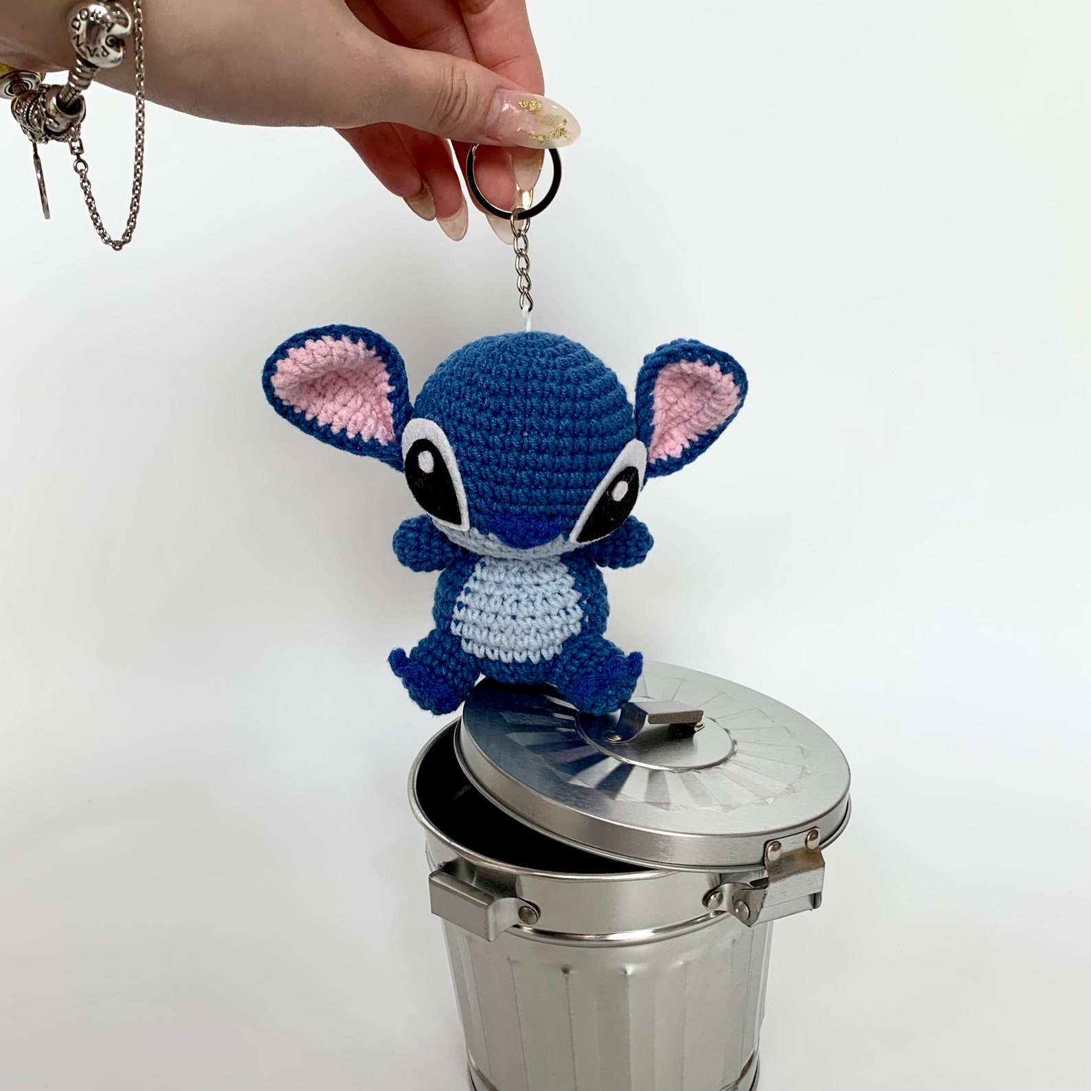 Crochet Stitch Keychain Pure Handmade Little Gift for Your Etsy