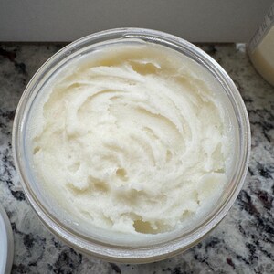 Body Butter,  8oz- UNSCENTED Body Butter Moisturizer,  Body and Hair Butter, Natural Body Butter, Hair and Skin Butter